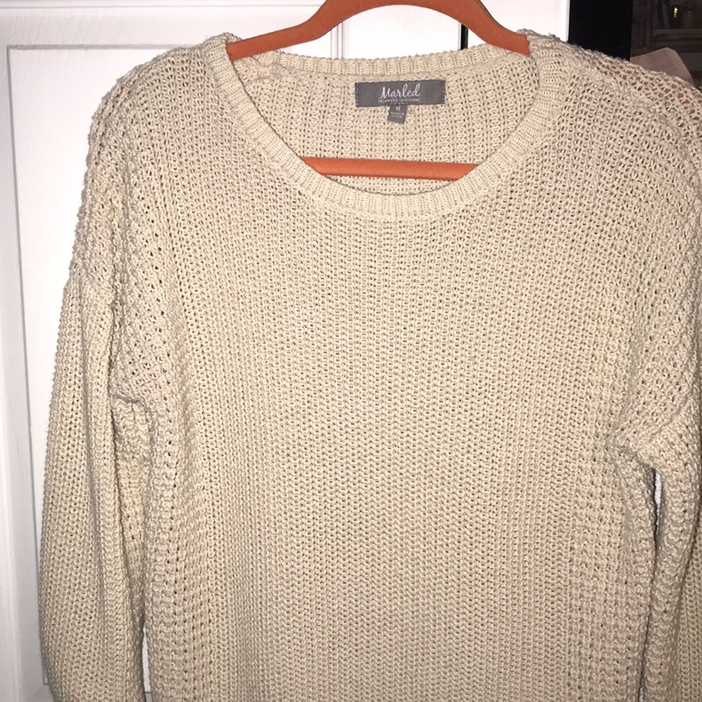 Cream sweater
